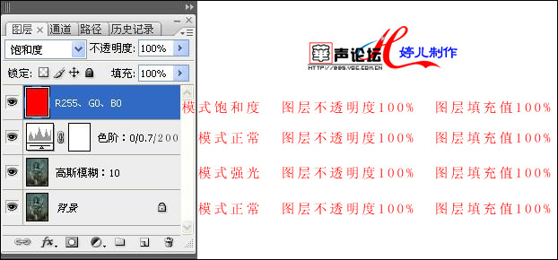 PS图层混合模式实例详解 