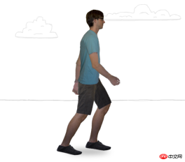Using pure CSS3 character walking animation example code Using pure CSS3 character walking animation example code