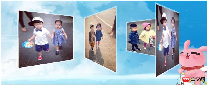 Example of creating a cool three-dimensional photo album with CSS3