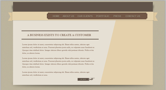 PS网页设计教程XIV——如何创建一个复古风格的PS布局 PS网页设计教程XIV——如何创建一个复古风格的PS布局