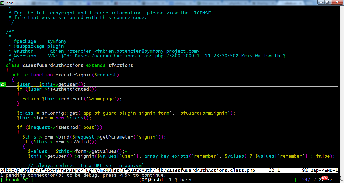 详解用DBGPavim在Vim中调试PHP/Python程序