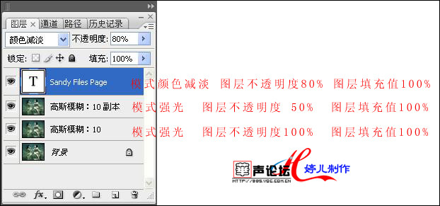 PS图层混合模式实例详解 