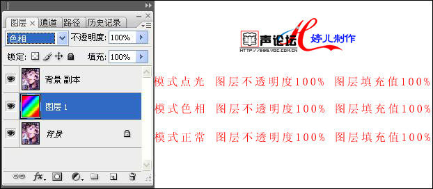 PS图层混合模式实例详解 