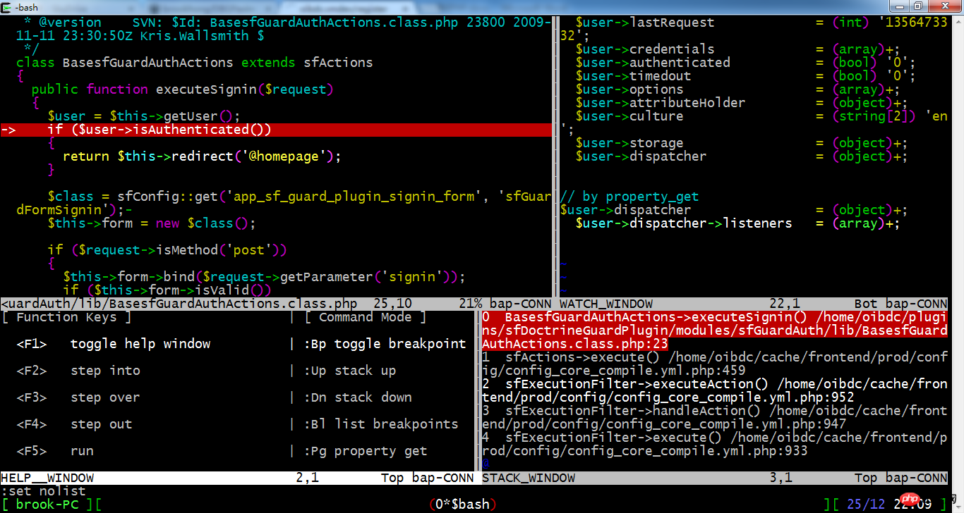 详解用DBGPavim在Vim中调试PHP/Python程序