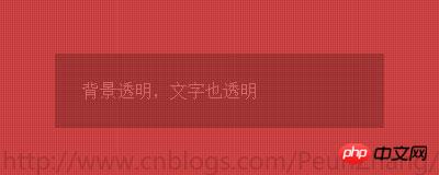 Css充分利用背景透光和文字不半透明方法 Css充分利用背景透光和文字不半透明方法