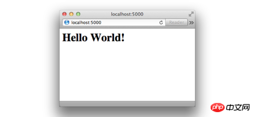 Python的Flask框架来搭建第一个Web应用 Python的Flask框架来搭建第一个Web应用