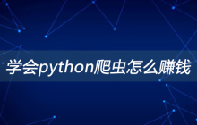学会python爬虫怎么赚钱