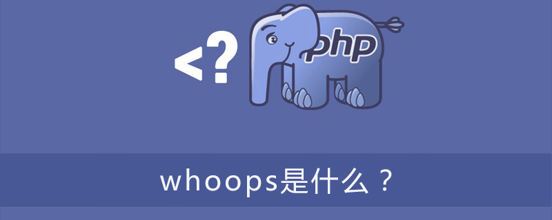 php中whoops是什么？