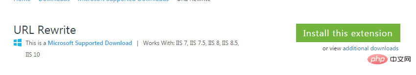 iis7 php偽靜態(tài)如何設置