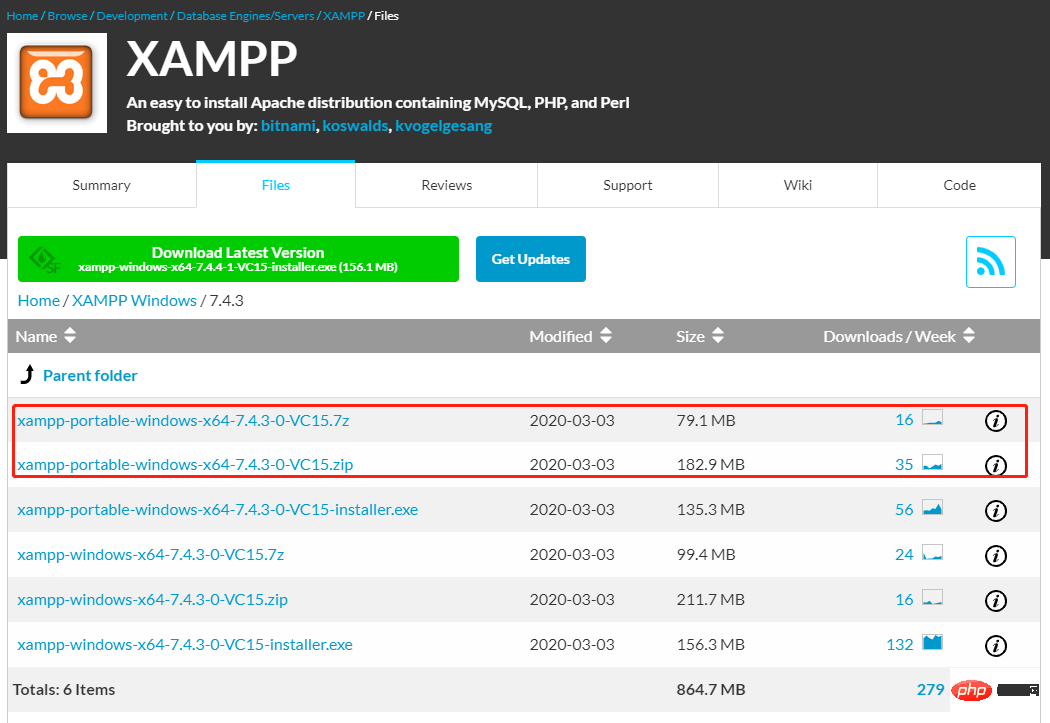So verwenden Sie verschiedene PHP-Versionen in XAMPP
