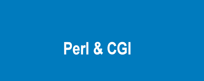如何创建一个简单的Perl CGI