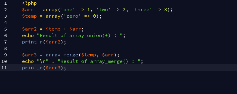 PHP如何在关联数组的开头添加新元素？