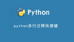 Python multi-line comment shortcut keys