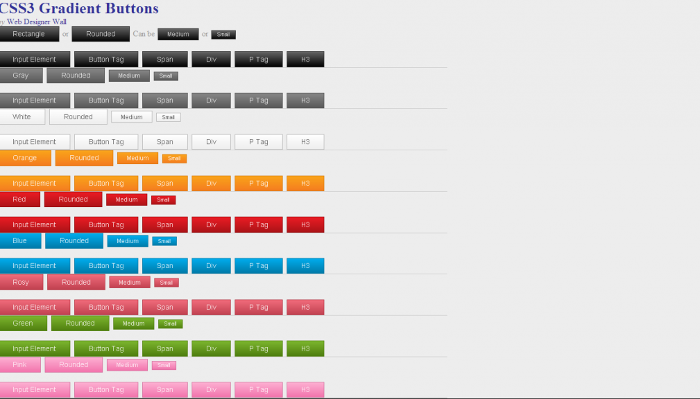 Summary of beautiful css button styles-CSS Tutorial-php.cn