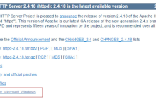 php7 安装指南(windows)之apache安装（一）