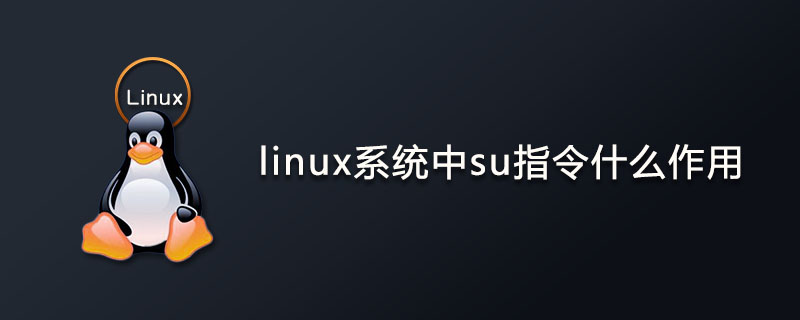 linux系統中su指令什么作用?-小浪學習網