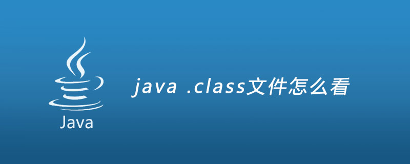 java .class文件怎么看？