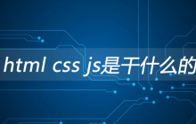 html css js是干什么的