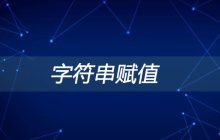 字符串赋值是什么意思