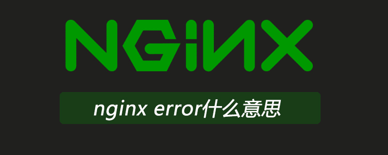 nginx error什么意思