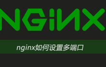 nginx如何设置多端口