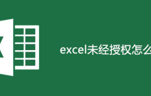 excel未经授权怎么办