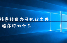 将目标程序转换为可执行文件的程序称为什么