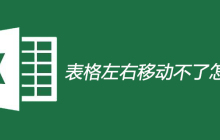 表格左右移动不了怎么办