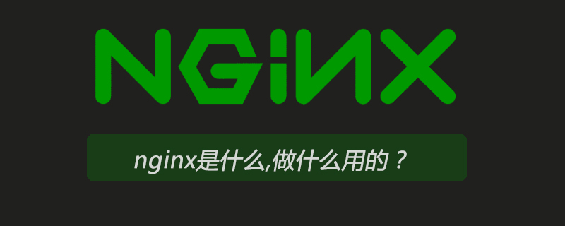 nginx是什么,做什么用的？