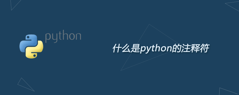 什么是python的注释符