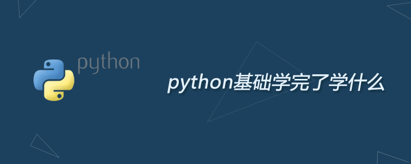 python基础学完了学什么