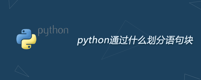 python通过什么划分语句块