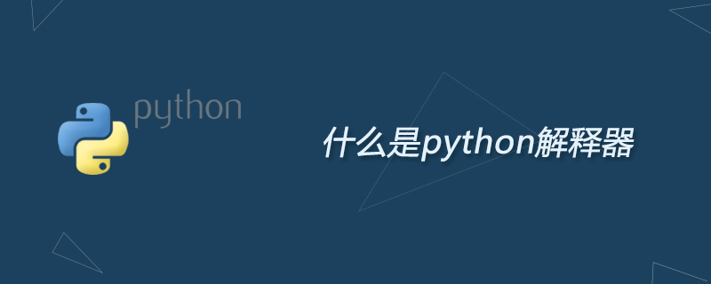 什么是python解释器