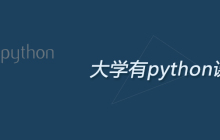 大学有python课吗