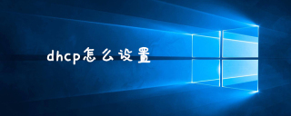 dhcp怎么设置