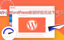 为什么WordPress安装好后无法下载主题