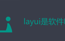 layui是软件吗