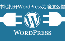 本地打开WordPress为啥这么慢