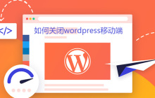 如何关闭wordpress移动端