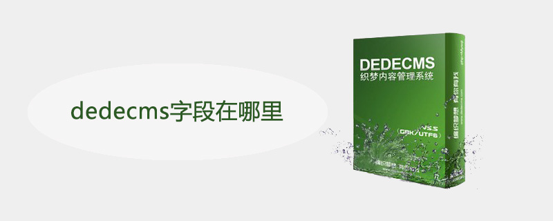 dedecmsフィールドはどこにありますか