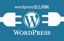 wordpress怎么用啊
