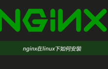 nginx在linux下如何安装
