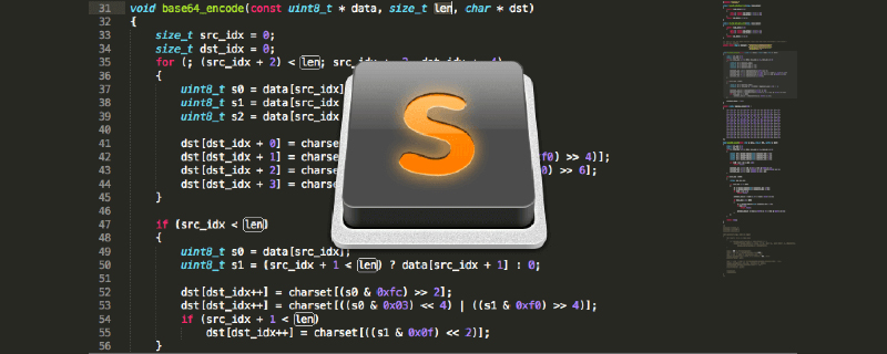 Sublime Text3前端必备插件