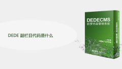 DEDE 副欄位代碼是什麼