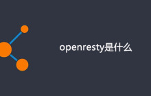 openresty是什么