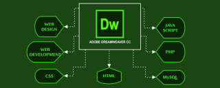 What can be used to create anchor points in dw