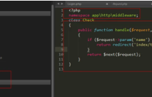 TP5.1中间件在控制器中是如何使用的？（过程详解）