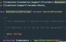 有关laravel8中的路由调整