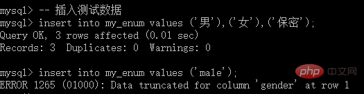 MySQL 教程之列類型中的字符串型
