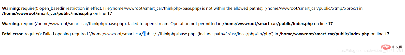 如何解決Nginx部署thinkphp時(shí)報(bào)錯(cuò)500問題